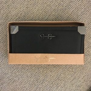 Jessica Simpson black wallet NWT